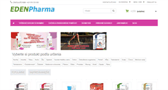 Desktop Screenshot of edenpharma.sk